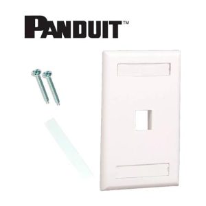 Cable PANDUIT FACEPLATE  1 PUERTO BLANCO - CFP1WH