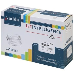 Toner Compatible AMIDA CE255X  HP 55X NEGRO P3015 M525DN M521 12500 PAG