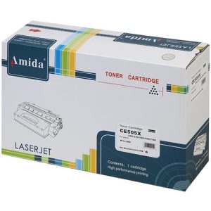 Toner Compatible AMIDA CE505X  HP 05X NEGRO P2055 6500PAG