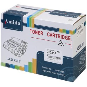 Toner Compatible AMIDA CF281A HP  81A NEGRO M605 M630 10500 PAG