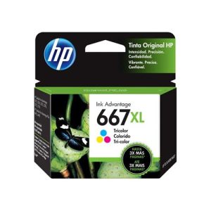 Cartucho de Tinta  HP 667XL TRICOLOR 330PAG DJET 1216 1275 2336 2375 27