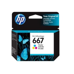 Cartucho de Tinta 3YM78A CARTRIDGE HP 667 TRICOLOR 100PAG DJ 1216 1275 2336 2375