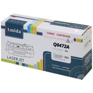 Toner Compatible AMIDA Q6472A  HP 502A YELLOW PARA CLJ 3600