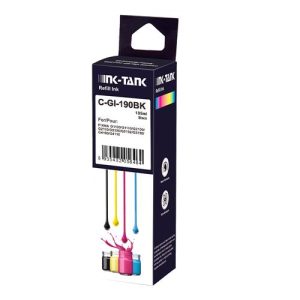 Tinta Compatible INKTANK GI-190BK TINTA CANON NEGRA 135 ML G-1100 2100 2110 3100
