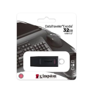 Pendrive Kingston 32GB USB3.2 Gen 1 DataTraveler Exodia (Black + Whi - DTX/32GB -