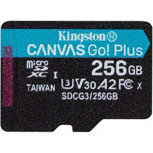 Memoria SDCG3/256GBSP - Kingston 256GB microSDXC Canvas Go Plus 170R A2 U3 V30 Sing
