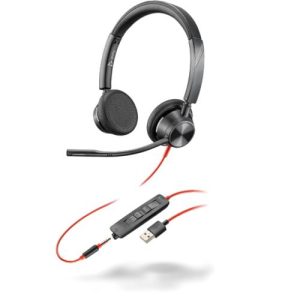 Auriculares BW3325 USB-A - 213938-01 - Poly - BLACKWIRE - 3325