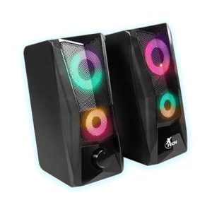 Parlantes xts-130 - Xtech Incendo 2.0 stereo multimedia spks wLED lights XTS-130