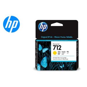 Cartucho de Tinta 3ED69A  HP 712 YELLOW 29ML T210 T250 T650
