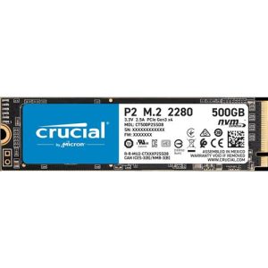Disco Micron CRUCIAL SSD P2 500GB 3D NAND NVME PCIE M.2 2300 MB/S LECTU - CT500P
