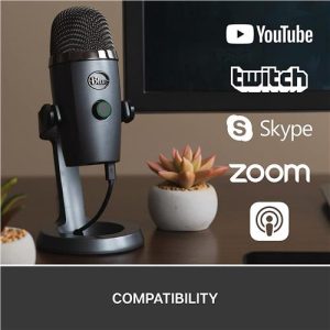 Micrófono Logitech 988-000088 Blue Yeti Nano - USB - shadow gray