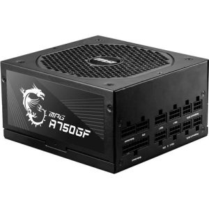 Fuente de Poder A750GF - MSI MPG A750GF 80 PLUS GOLD FULL MODULAR PSU - MPG