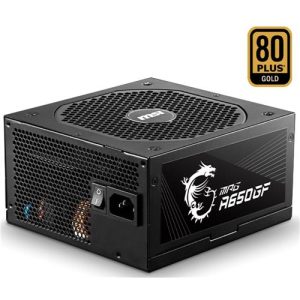 Fuente de Poder A650GF - MSI MPG A650GF 80 PLUS GOLD FULL MODULAR PSU - MPG