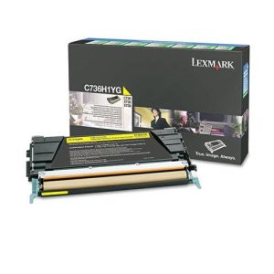 Toner LEXMARK YELLOW - C736H1YG