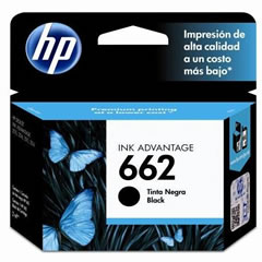 Cartucho de Tinta  HP 662 Negro 2515 120 Pág. - CZ103A