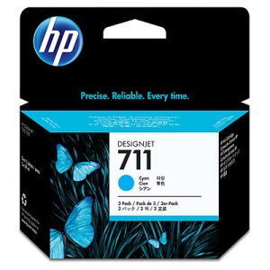 Cartucho de Tinta HP 711 CYAN 29ML T120 T520 - CZ130A