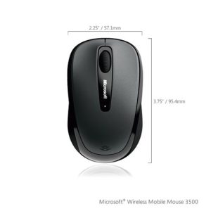 MOUSE WIRELESS  3500 MAC/WIN USB GRAY GMF-00380 - MS