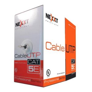 Cable de Red NEXXT 4 Pares CAT.5 Azul 303M  798302030022 TRENZADO