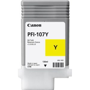 Cartucho de Tinta  CANON 6708B001  PFI-107 Y 130 ML