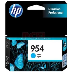 Cartucho de Tinta HP 954 Cyan 700 Páginas Officejet 8710 8720 8730 8210 - L0S50A