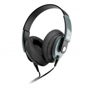 Audífonos KlipX con microfono over-ear c/capsula mando-negro - KHS-550B