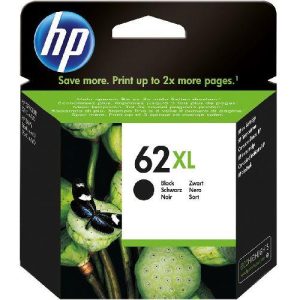 Cartucho de Tinta  HP 62XL Negro 600 Páginas Officejet 200 - C2P05AL