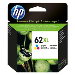 Cartucho de Tinta HP 62XL TRIColor 415 Páginas Officejet 200 - C2P07AL