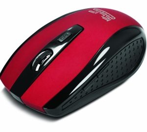 Mouse KlipX mouse inalambrico 3D de 6 botones 2,4GHz USB nano rojo - KMW-340RD