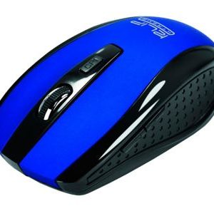 Mouse KlipX mouse inalambrico 3D de 6 botones 2,4GHz USB nano azul - KMW-340BL