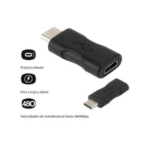 Adaptador Tipo C macho a micro-USB 2.0 hembra XTC-525 - Xtech