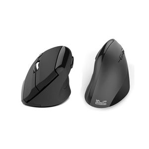 mouse KlipX vertical inalabrico 2.4 Ghz negro hasta 1600 DPI - KMW-390