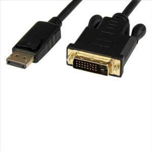 Adaptador de 1 8m  Conversor DisplayPort a DVI - Con - DP2DVIMM6BS - STARTECH -