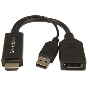 Conversor HDMI a DisplayPort 4K con Alimentación por USB - Adap - HD2DP - STARTE