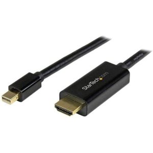 Cable Conversor Mini DisplayPort a HDMI de 2m - Color Neg - MDP2HDMM2MB - STARTE