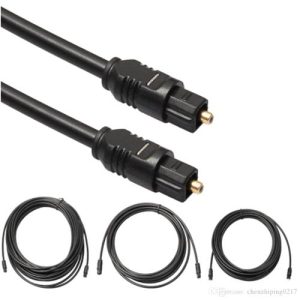 Cable 3m TosLink Audio Digital Óptico SPDIF Delgado - Negro - THINTOS10 - STARTE