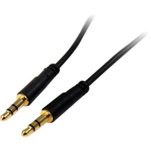 Cable Delgado de 91cm de Audio Estéreo Conector Mini Jack 3 5m - MU3MMS - STARTE