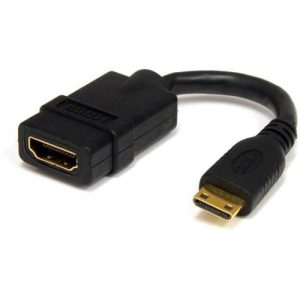 Cable HDMI de alta velocidad 12cm - Adaptador HDMI a Mini H - HDACFM5IN - STARTE