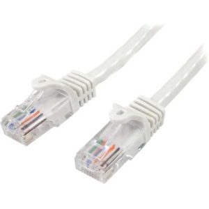Cable STARTECH Cable de Red de 10m Blanco Cat5e Ethernet RJ45 sin E - 45PAT10MWH