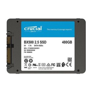 Disco SSD 480GB SSD BX500 3D SATA 2.5 - CT480BX500SSD1 - CRUCIAL