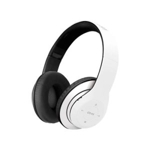 Audífonos KlipX bluetooth on-ear blanco mic. - KHS-628WH
