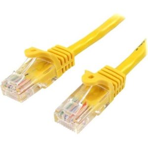 Cable de Red de 0 5m Amarillo Cat5e Ethernet RJ45 s - 45PAT50CMYL - STARTECH