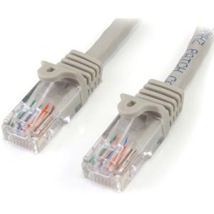 Cable de 7 5m Cat5e Ethernet RJ45 Gris - Sin Enganches - 45PATCH25GR - STARTECH