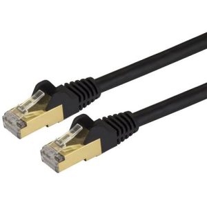 Cable de Red Ethernet Cat6a Blindado (STP) de 0.9m sin Eng - C6ASPAT3BK - STARTE