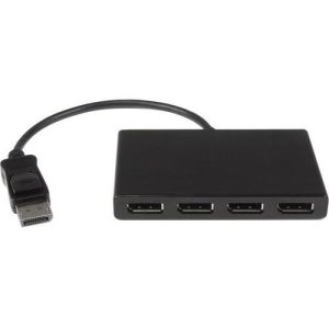 STARTECH Splitter Multiplicador DP 1.2 a 4 puertos DisplayPort - Hu - MSTDP124DP