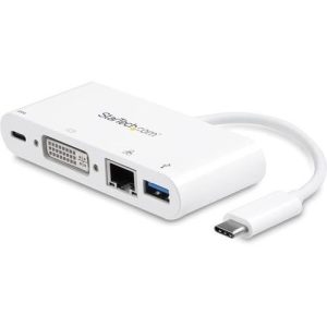 Docking Station USB-C para Notebook - USB Tipo C DVI GbE c - DKT30CDVPD - STARTE