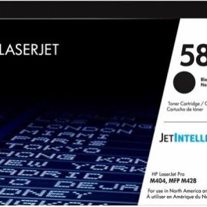 Toner HP 58A Negro 3000 Páginas M404DW M428FDW - CF258A