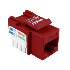 Cable PCGKJC6TYRJRD - Nexxt Jack Cat6 ROJO Tipo 110 Keystone