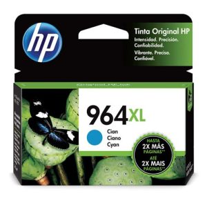 Cartucho de Tinta HP 964XL CYAN 1600PAG OFFICEJET 9010 9016 9018 9020 - 3JA54AL