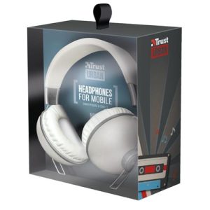Audífonos TRUST NOMA HEADPHONES IVORY - 22636
