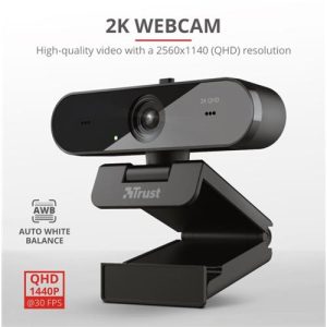 Cámara TRUST TAXON QHD WEBCAM - 24228